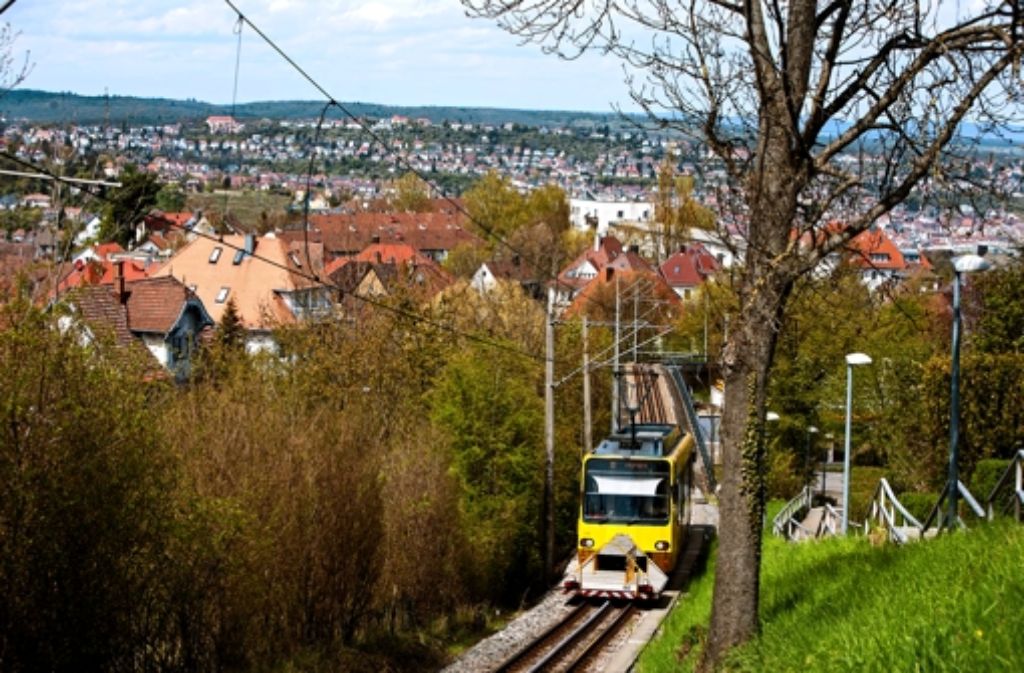 Die Zahnradbahn wird in Stuttgart einfach „Zacke“ genannt.