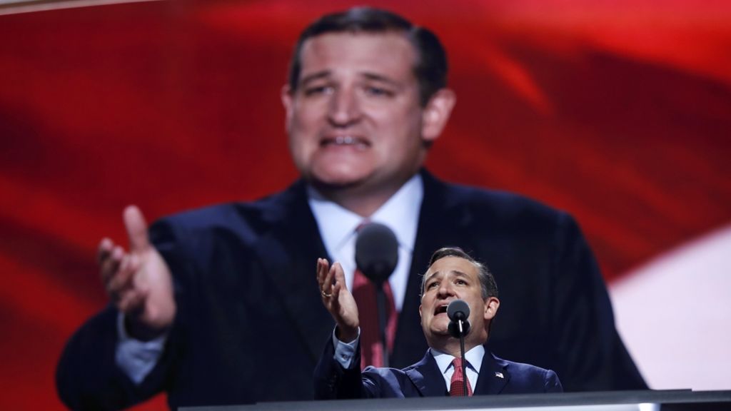 Parteitag der Republikaner: Ted Cruz sorgt für einen Eklat