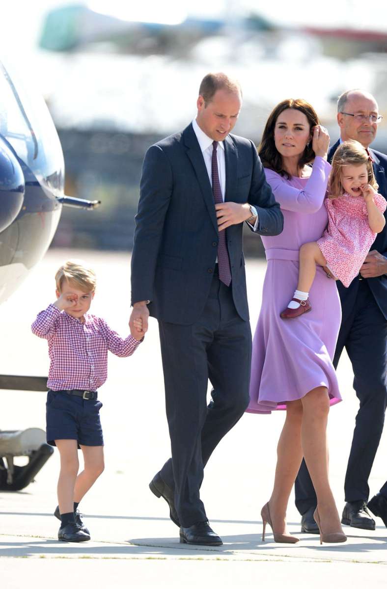 Auch auf internationale Reisen durften Prinz George und Prinzessin Charlotte schon mit.