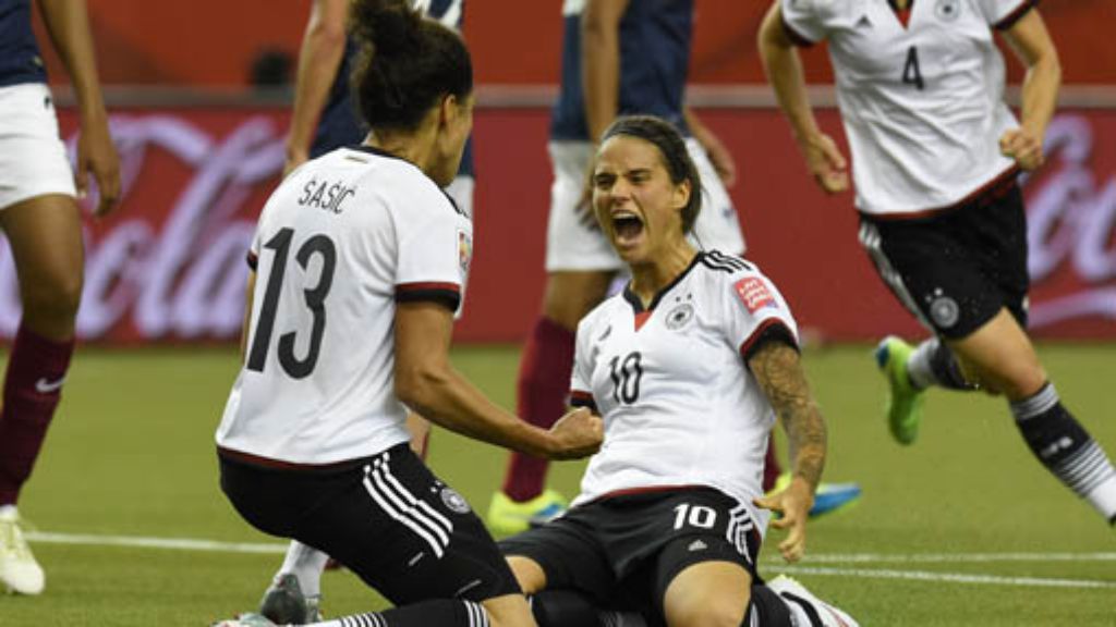Frauenfußball-WM: DFB-Frauen ziehen ins Halbfinale ein