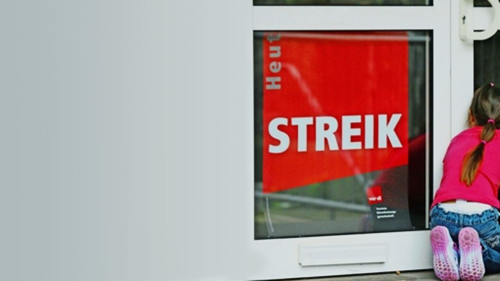 Erzieherinnen-Streik: Die Kitas bleiben geschlossen