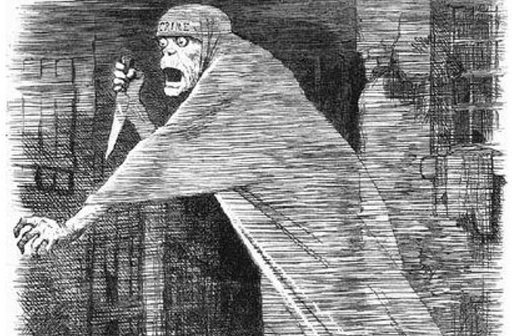 L Aufschlitzer Vampir Serienmörder Jack The Ripper Halloween-Kostüm Herren Gr