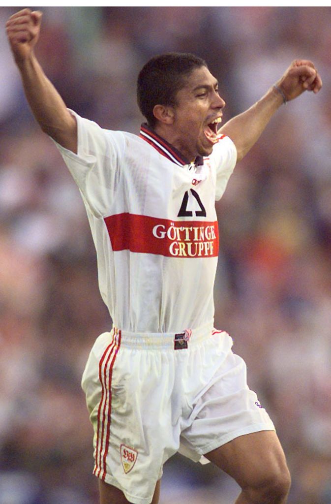 Giovane Elber schoss den VfB 1997 mit zwei Toren zum bislang letzten Pokalsieg.