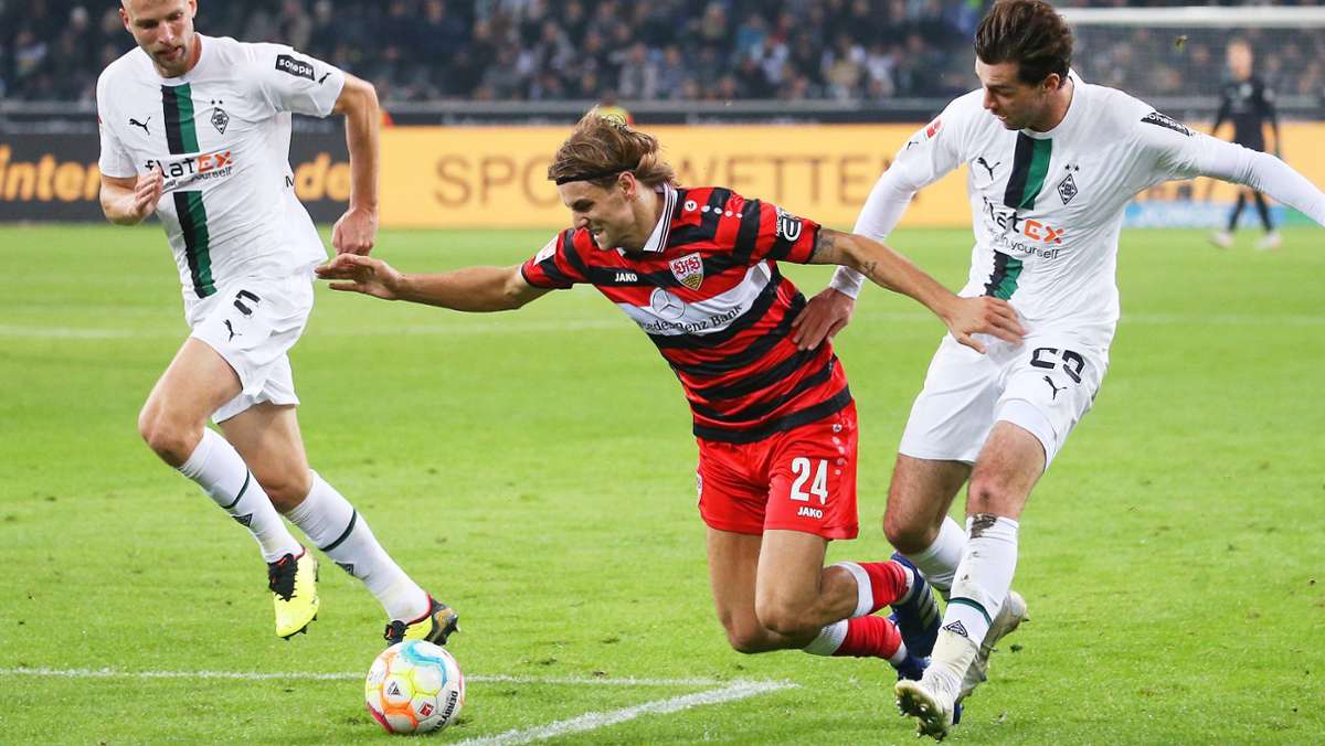 VfB Stuttgart bei Borussia Mönchengladbach: VfB geht nach zwei frühen Gegentoren als Verlierer vom Platz
