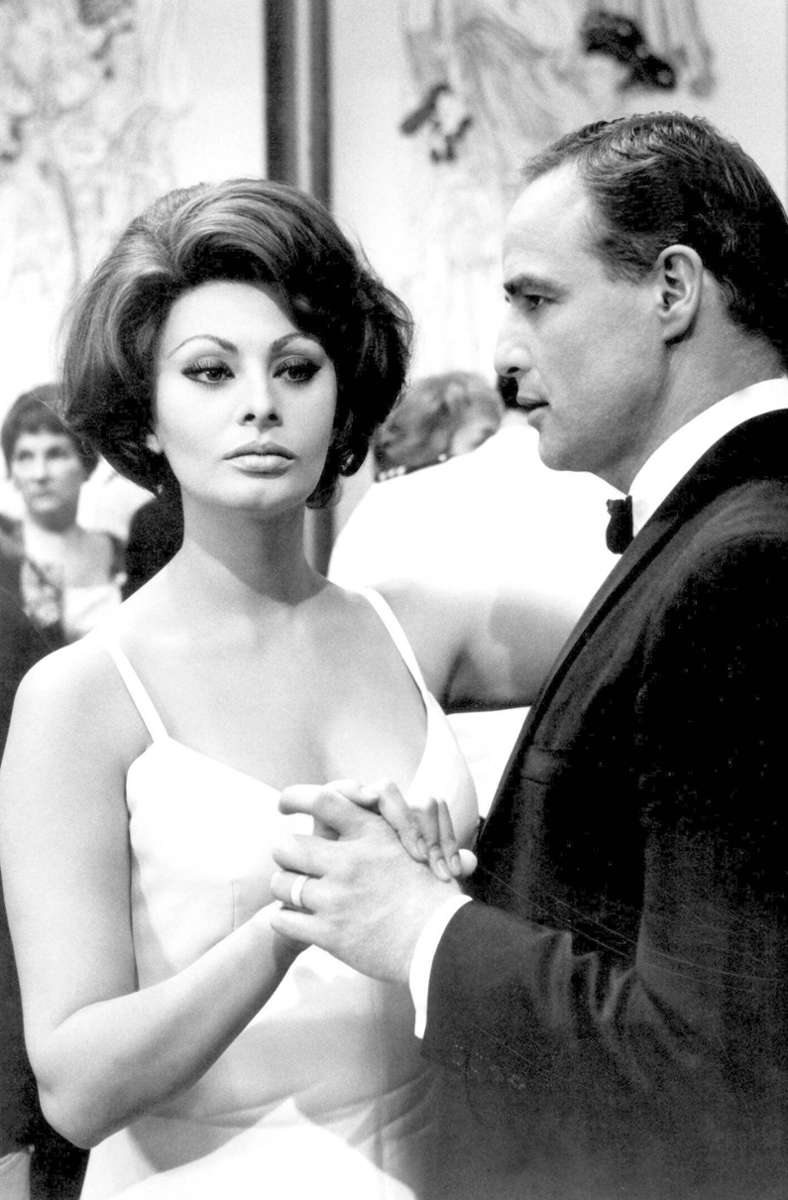 Sophia Loren mit Marlon Brando in „Die Gräfin von Hongkong“ (1966)
