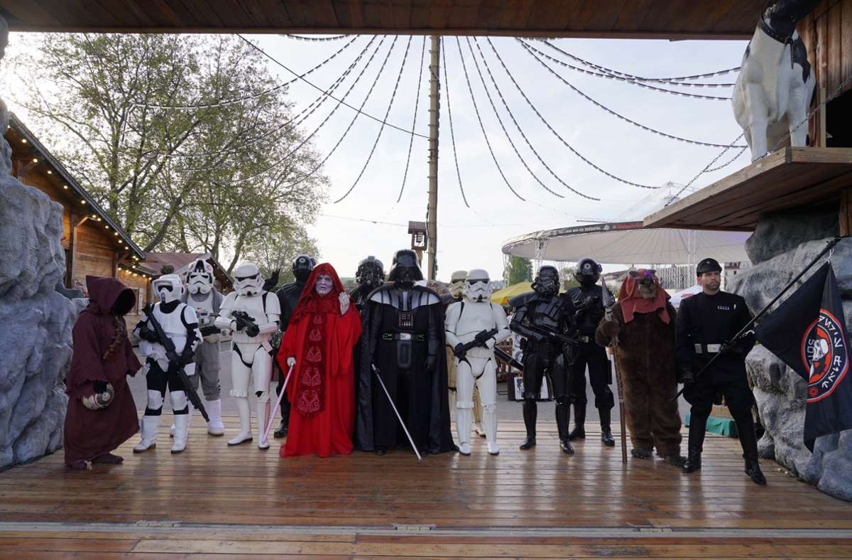 Impressionen vom „Star Wars-Day“ auf dem Stuttgarter Frühlingsfest.