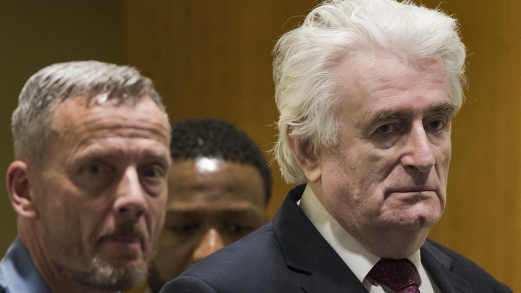 Radovan Karadzic: Lebenslange Haft für früheren bosnischen Serbenführer
