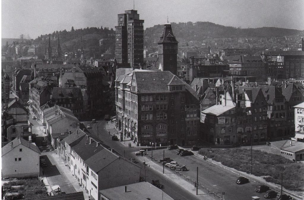 Adolf Lazi war auch bekannt als Stadtfotograf: Eberhardstraße in den 1950ern.