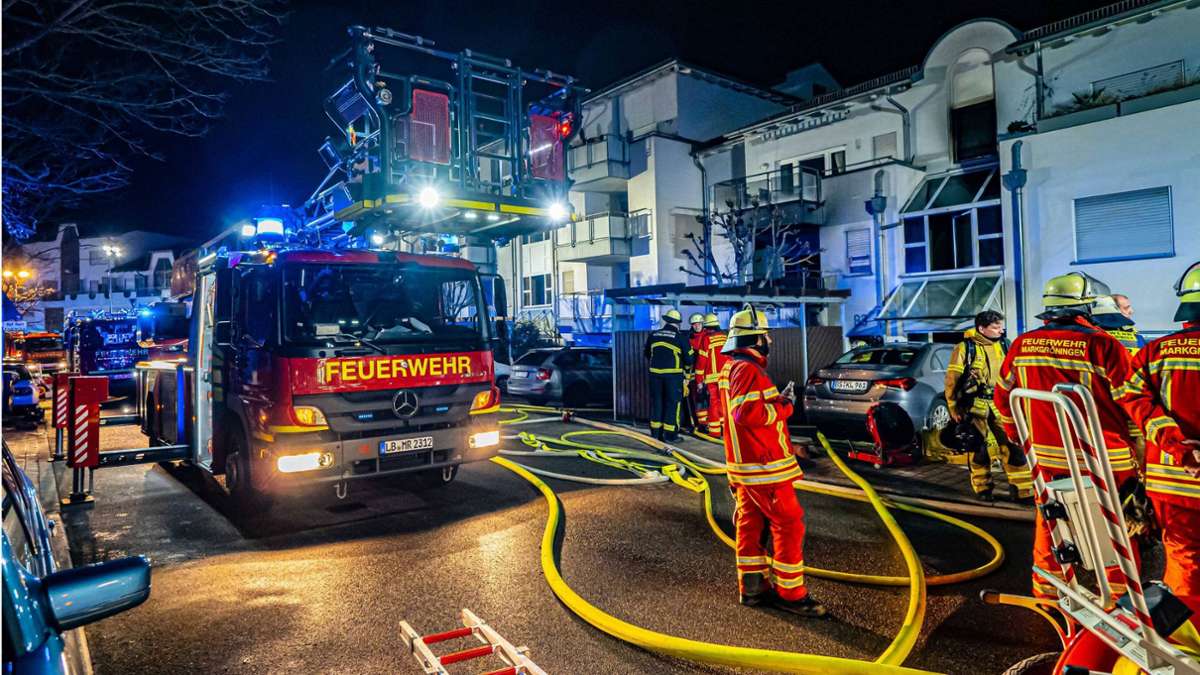 Verheerender Brand in Markgröningen: Bewohnerin verstirbt im Krankenhaus