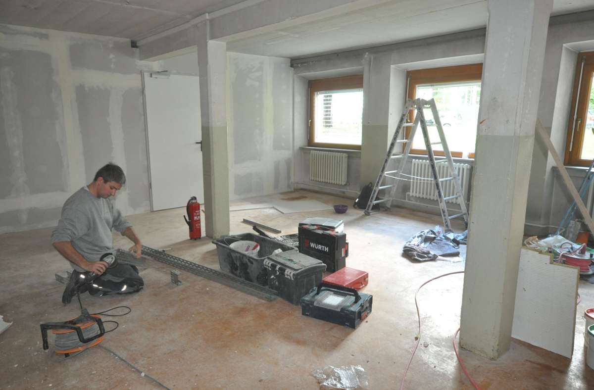 Aus Kellerräumen wird Mensa: Umbau für die Ganztagsbetreuung vor neun Jahren.