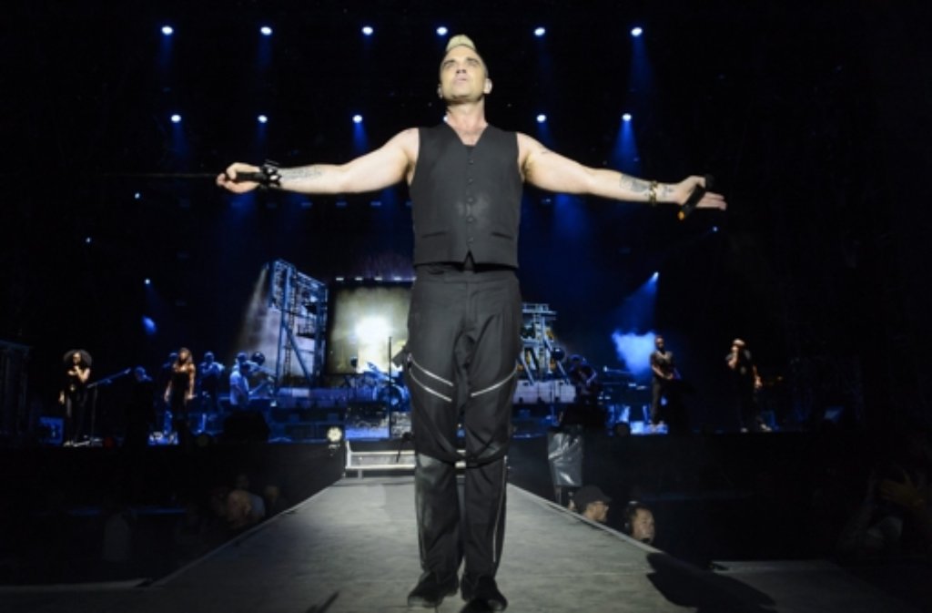 Robbie Williams beim Paleo Festival in Nyon.