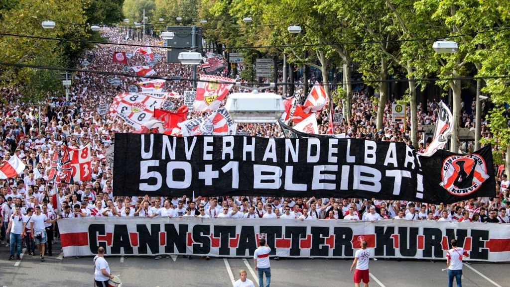 VfB Stuttgart gegen 1. FC Nürnberg: Commando Cannstatt ruft zum Fanmarsch auf