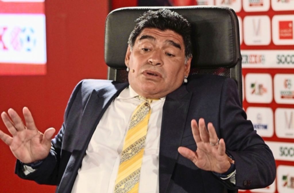 Der ehemalige argentinische Fußballer Diego Maradona über sein Hand-Tor bei der WM 1986 im Spiel gegen England: „Es war die Hand Gottes.“