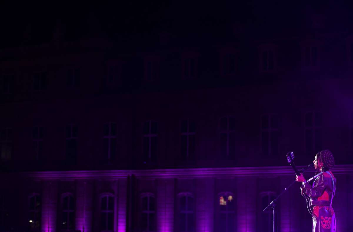Lianne La Havas beim Festival Jazz Open auf dem Stuttgarter Schlossplatz