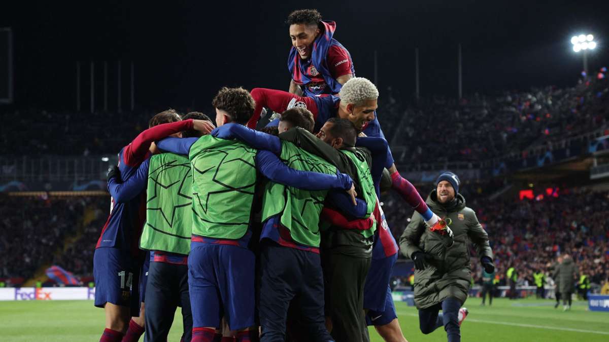 Champions League: FC Barcelona erreicht Viertelfinale