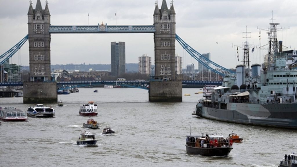Schiffsparade in London: Großbritannien gedenkt Winston Churchill