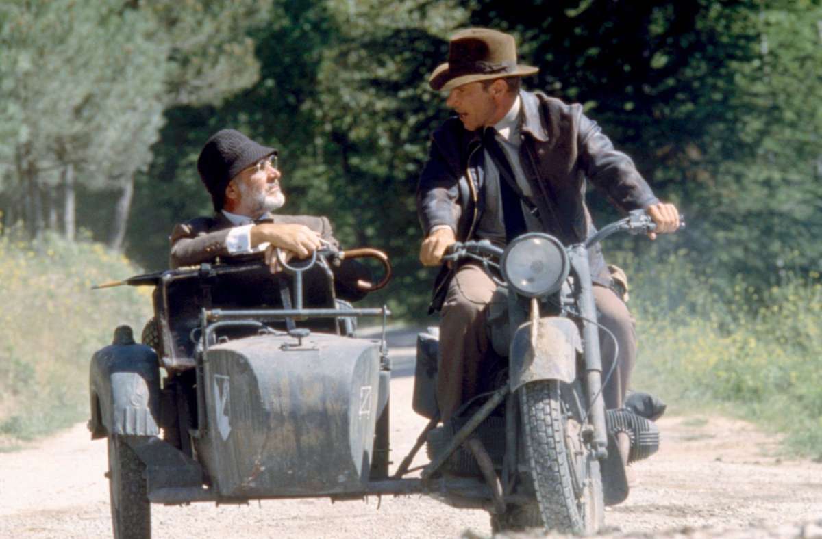 „Indiana Jones und Der letzte Kreuzzug“ (Steven Spielberg, 1989): Harrison Ford (rechts) mit Sean Connery