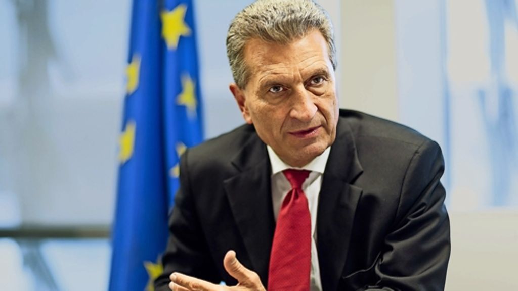 Oettinger über Digitalwirtschaft: „Schluss mit Europas digitaler Unterlegenheit“