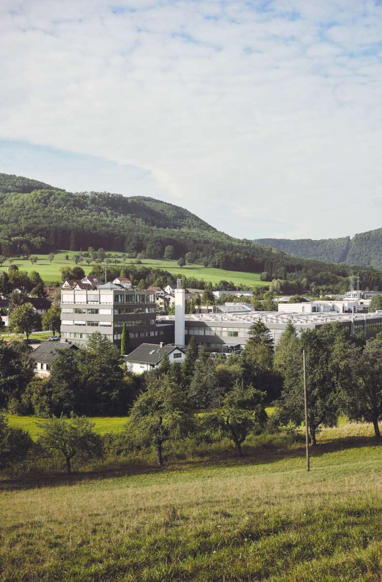 Der Mey-Hauptsitz in Albstadt, einer von insgesamt fünf Standorten. Drei liegen in Baden-Württemberg, einer in Portugal, einer in Ungarn.