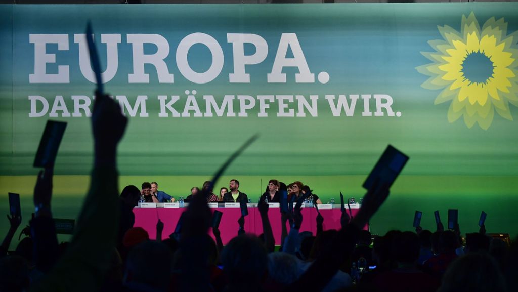 Parteitag in Leipzig: Grüne empfehlen sich kämpferisch für Europa