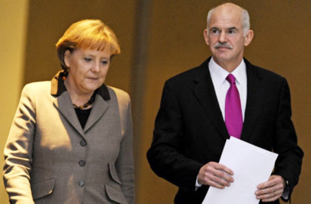 Der griechische Ministerpräsident Giorgos Papandreou trifft sich am Montag mit Bundeskanzlerin Angela Merkel in Berlin.  Foto: dapd