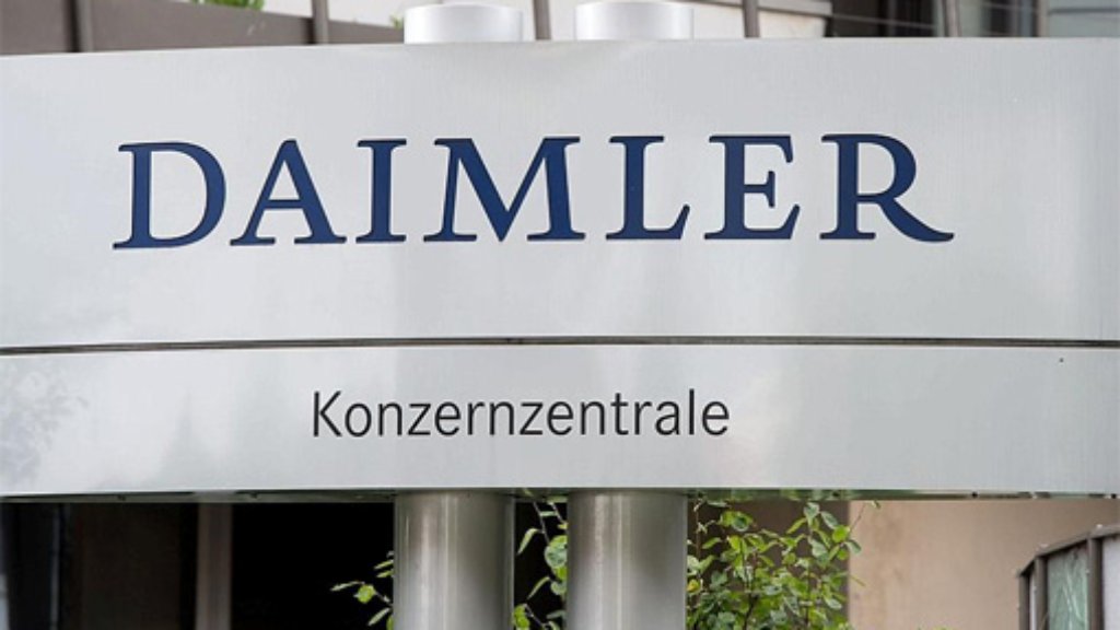 Sparkurs ist erfolgreich: Daimler mit kräftigem Schub