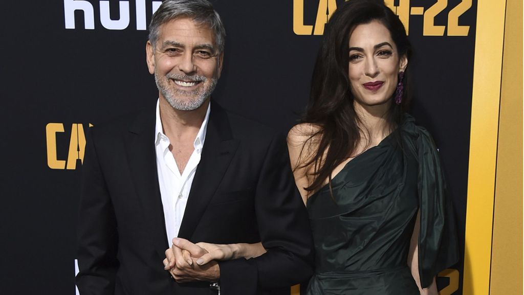 US-Serie „Catch-22“: Die Clooneys strahlen auf dem roten Teppich