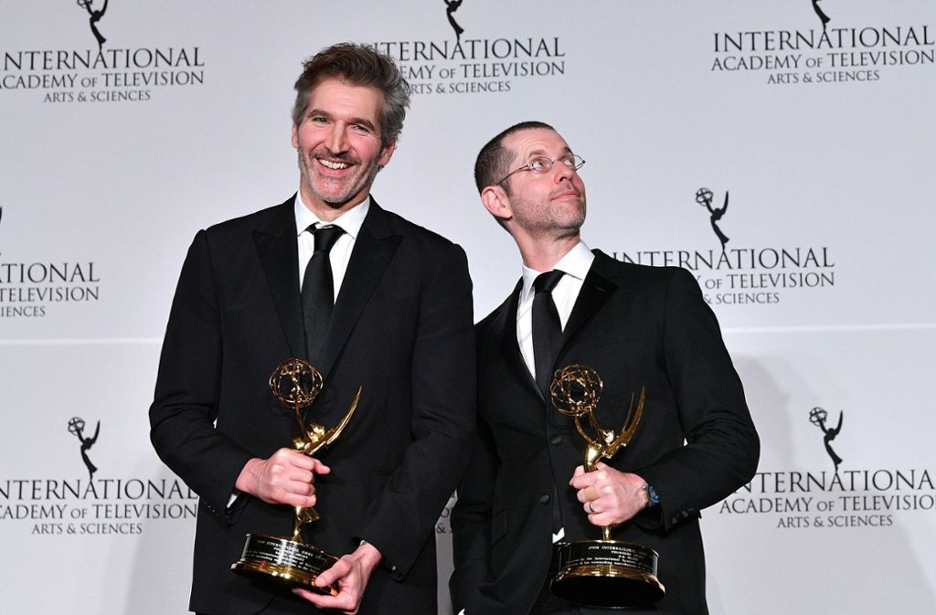 Diese beiden sind es inzwischen gewohnt, Preise abzuräumen. Die „Game of Thrones“-Regisseure David Benioff und D.B. Weiss erhielten den „Founder Award“.