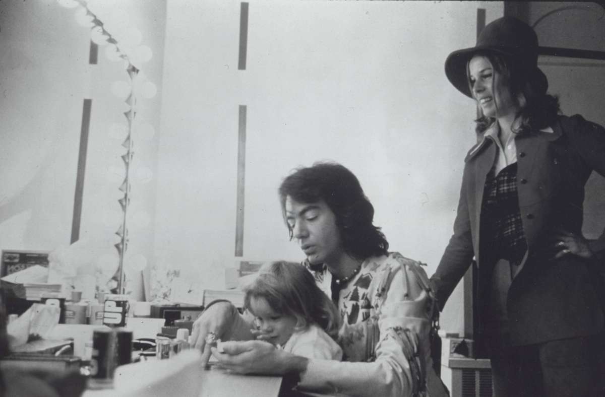 Neil Diamond mit seiner ersten Frau Jaye Posner und Tochter