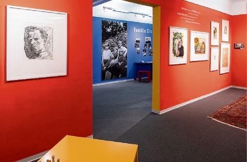 Im Jungen Kunstraum des Kunstmuseums Albstadt wird die Ausstellung Familienbande: Otto Dix - Generationen gezeigt