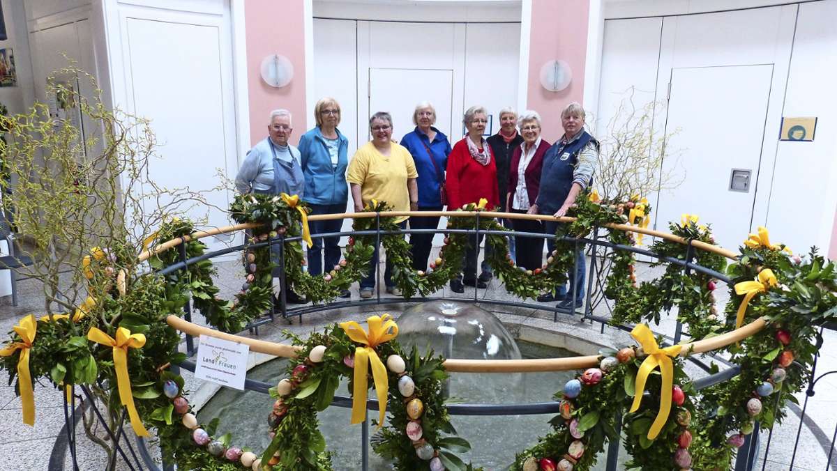Ostern in Obertürkheim: Bunter Gruß aus mehr als 300 Eiern
