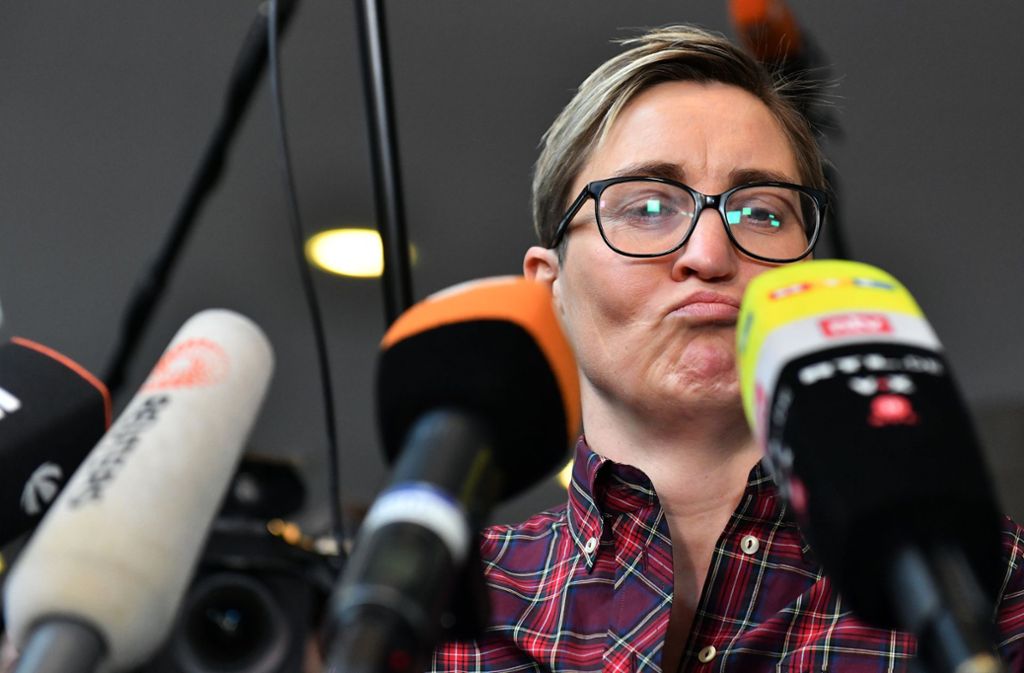 Die Linken-Chefin Susanne Hennig-Wellsow hofft auf eine Mehrheit für Bodo Ramelow bei Neuwahlen.