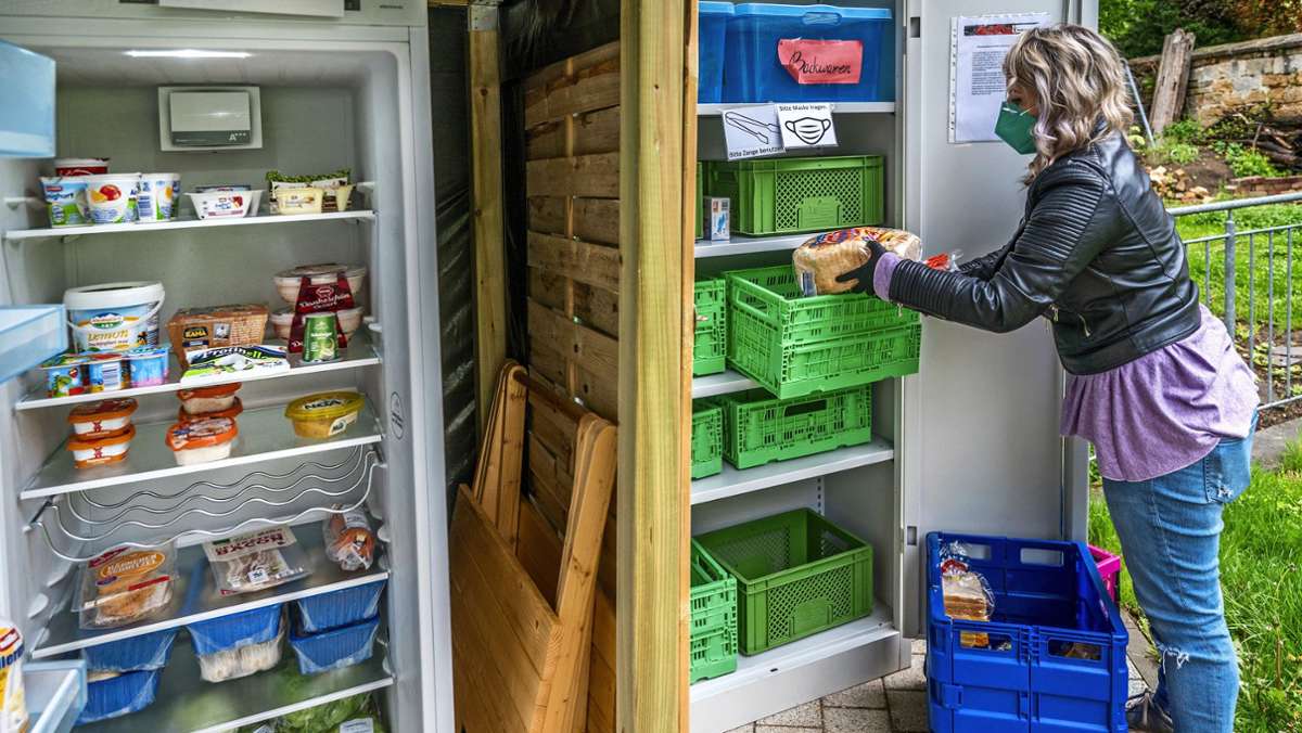 Foodsharing in Göppingen: Ein Kühlschrank für gerettete Lebensmittel