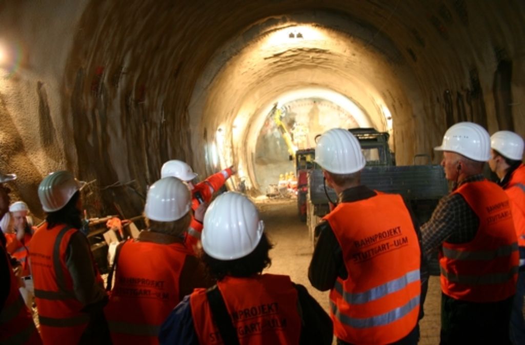 Die Bezirksbeiräte von Plieningen und Birkach haben den Fildertunnel inspiziert.