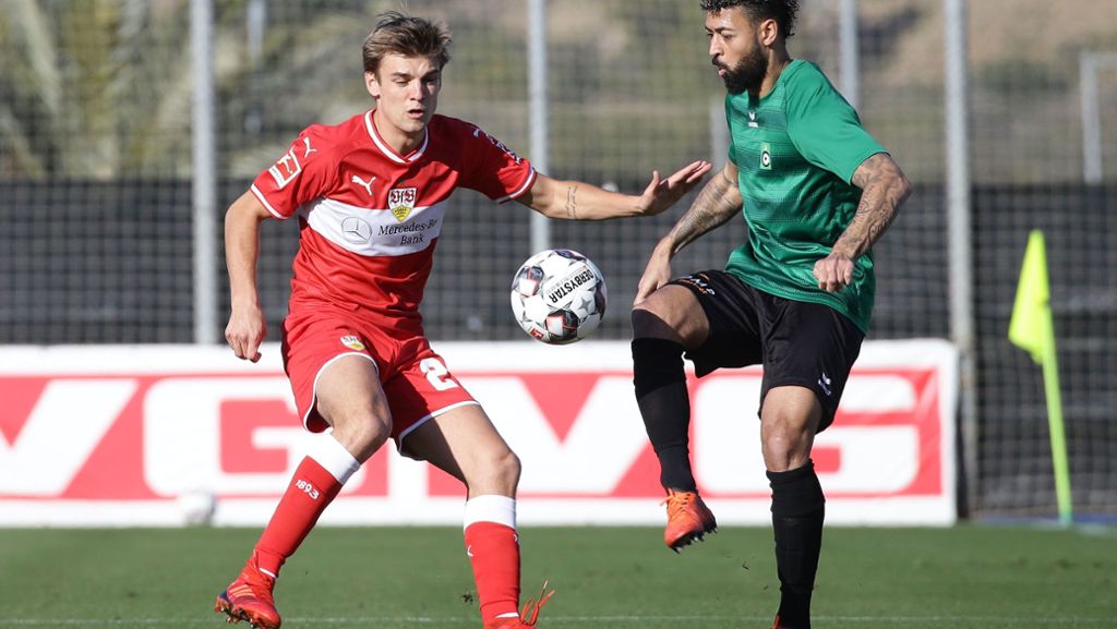 Linksverteidiger des VfB Stuttgart: Borna Sosa auf dem Sprung – in die Startelf