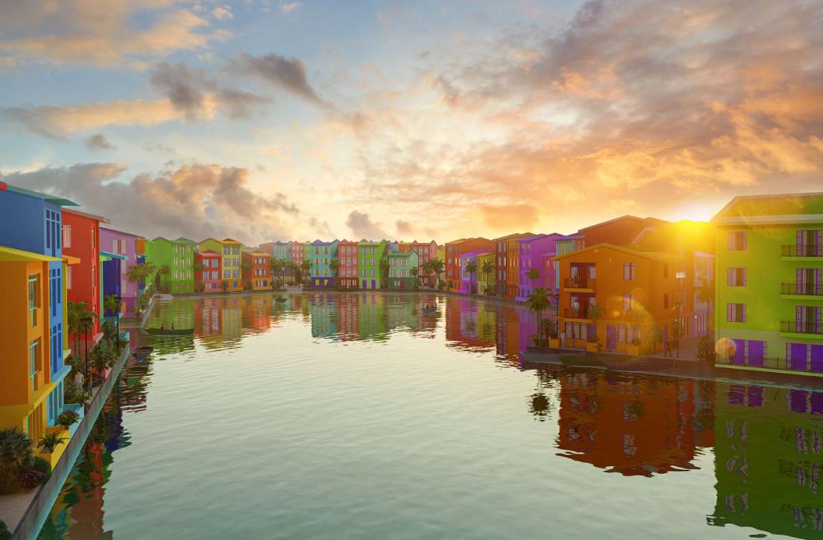 Verhindern soll das Verschwinden der Malediven eine schwimmende Stadt mit Platz für 13 000 Einheimische, Hotels und Ferienwohnungen. Noch sind es nur computeranimierte Bilder, bis 2027 soll die erste schwimmende Stadt der Welt Realität sein.