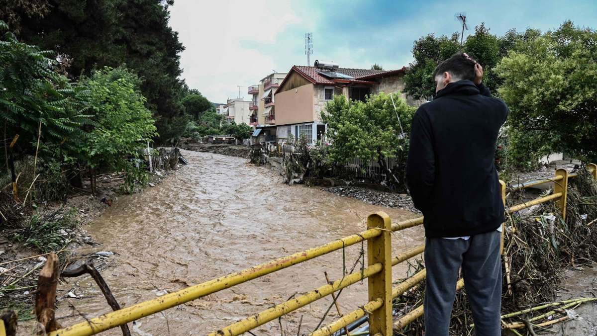 Starker Regen in Griechenland: Teile Thessalonikis  unter Wasser