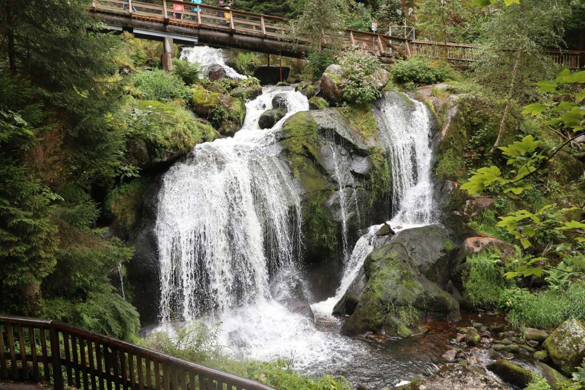 Die Triberger Wasserfälle im Schwarzwald. Foto: imago