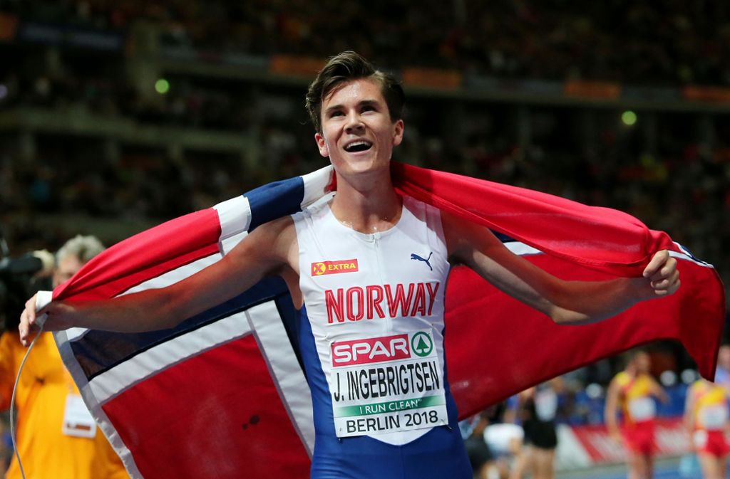 Noch ein Norweger der die Leichtathletik-Welt aufmischt: Jakob Ingebrigtsen. Bei der EM in Berlin 2018 stand er sowohl bei den 1500 Metern als auch bei den 5000 Metern auf Platz eins. Im Juli diesen Jahres stellte der 19-Jährige mit 13:02,03 Minuten auf 5000 Meter einen neuen Norwegischen Rekord auf.