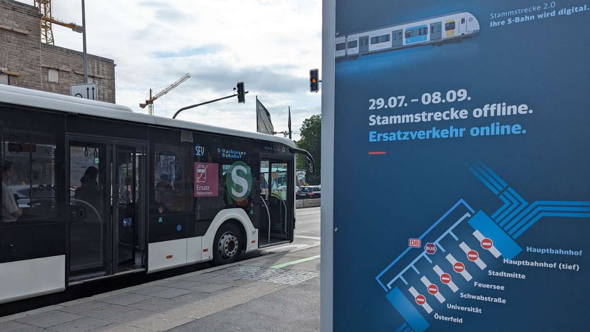Sperrung der S-Bahn-Stammstrecke  in Stuttgart: Gestresste Fahrgäste haben großen Informationsbedarf