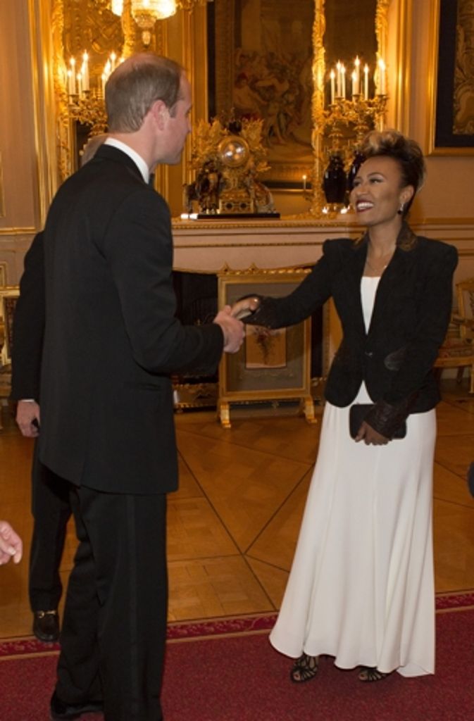 Prinz William mit Sängerin Emeli Sandé