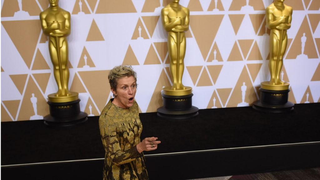 Oscar für die Schauspielerin Frances McDormand: Kämpfende Mutter