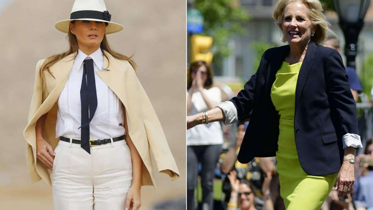  Jill Biden könnte Melania Trump als First Lady beerben. Was ändert sich dann im Weißen Haus? Ein Vergleich zweier gänzlich ungleicher Frauen. 