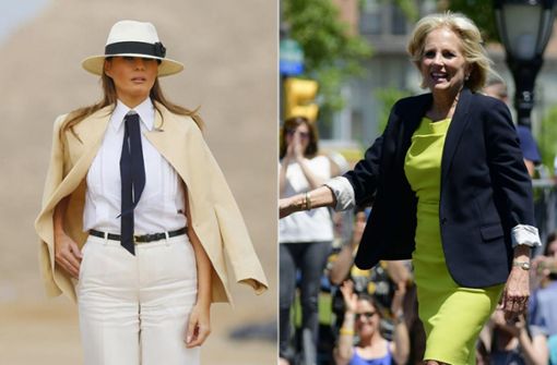 Melania Trump (links) ist eine zögerliche First Lady – welchen Stempel würde Jill Biden der Rolle aufdrücken? Foto: dpa/Imago/Zuma Press