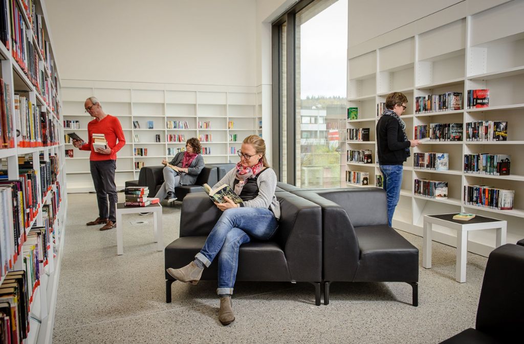 Blick in die nominierte Heidenheimer Stadtbibliothek.