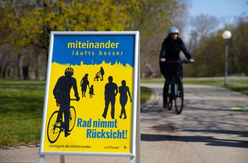 Umstrittene Kampagne: „Rad nimmt Rücksicht“ Foto: Lichtgut//Leif Piechowski