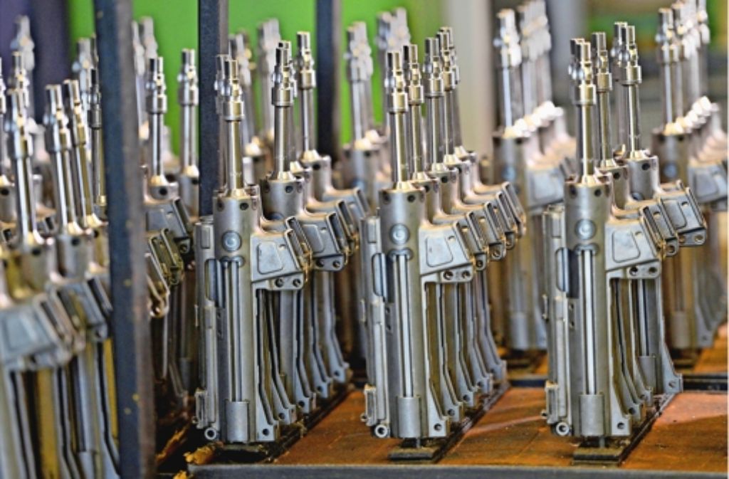 Bis zu 50 000  Gewehre kann Heckler & Koch  am Stammsitz in Oberndorf  pro Jahr herstellen. Foto: dpa