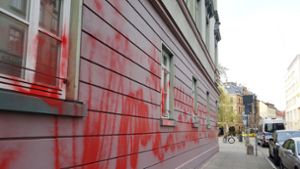 Gebäude der SPD-Landesgeschäftsstelle beschmiert