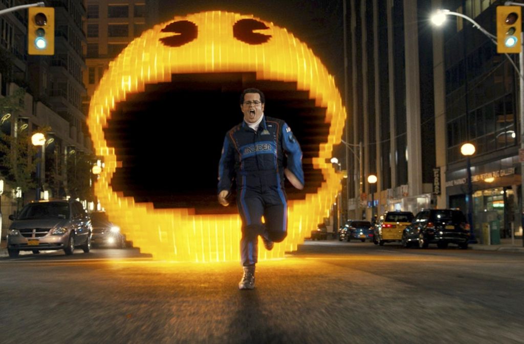 Pac-Man modern: die gelbe, gefräßige Kugel hat es 2015 ins Kino geschafft.