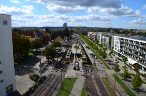 Von Hohenheim fahren die Stadtbahnen bis zum  Möhringer Bahnhof. Wer in die Stadt möchte, muss bisher dort umsteigen. Foto: Archiv Sandra Hintermayr